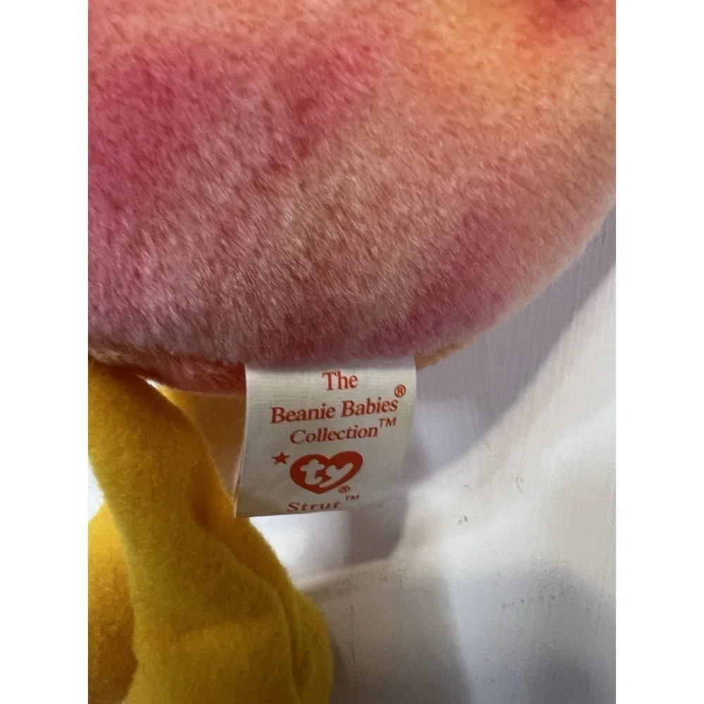 NWT TY Beanie Babies – Vintage Gobbles the‎ Turkey And Strut The Rooster
